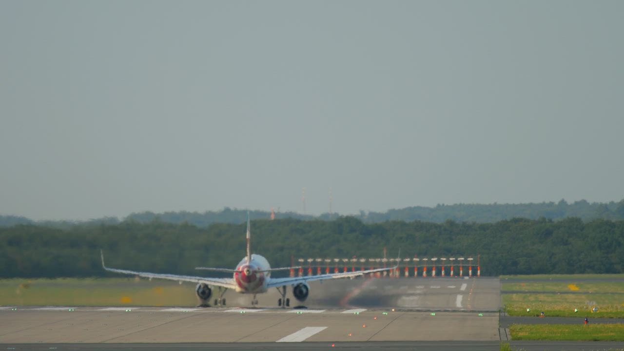 Cargo aircraft taking off